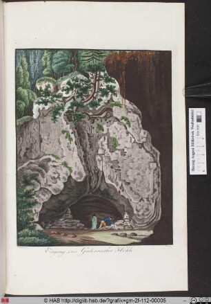 Eingang zur Gailenreuther Höhle.