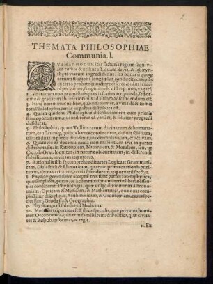 Themata Philosophiae Communia.
