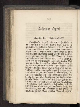 Sechszehntes Capitel. Kamtschotka. - Petropaulowski.
