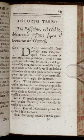 Discorso Terzo