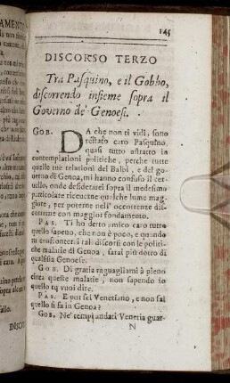 Discorso Terzo