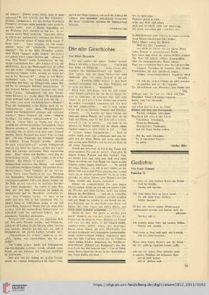 Die alte Geschichte