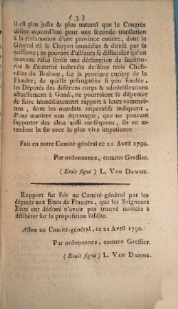 Propositions Aux Hauts et Puissans Seigneurs Les Etats de Flandre