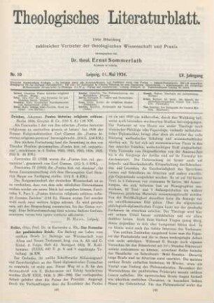 145-149 [Rezension] Roller, Otto, Das Formular der paulinischen Briefe