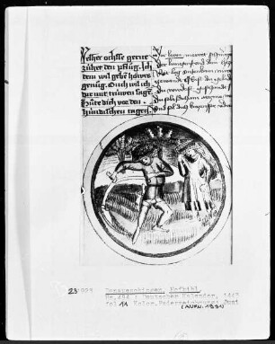 Hs. 494 & deutscher Kalender & fol 11