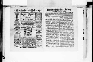 Front page of a newspaper