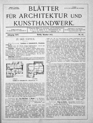 Nr. 10, Oktober 1912