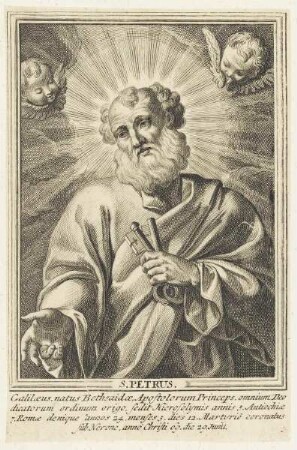 Bildnis des heiligen Petrus