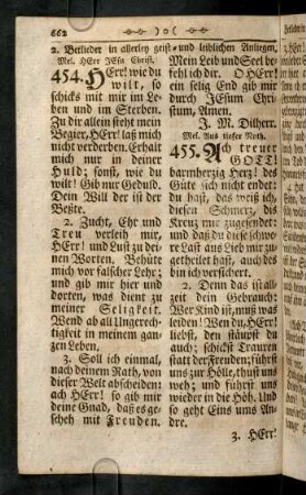 662-674, 2. Bettlieder in allerley geist- und leiblichen Anliegen