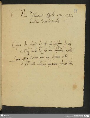[Johannes Aurifaber (1517-1568):] Vom Abendmal Christi