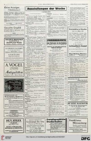 Nr. 7 (14. Feb. 1932), S. 4: Preisberichte