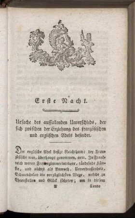 Erste Nacht