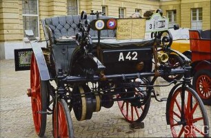 Schnauferltreffen, Ehrenhof des Schlosses Charlottenburg.