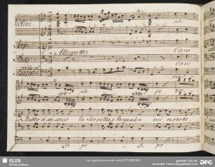 Cavatina a due: Caro babbo vi son serva
