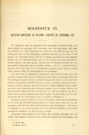 Hoofdstuk VI. Mataram gedurende de maanden Augustus en September 1828