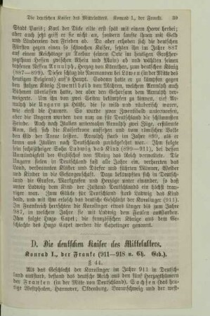 D. Die deutschen Kaiser des Mittelalters