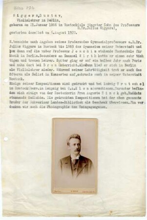 Wiggers, Gustav (1866-1920)