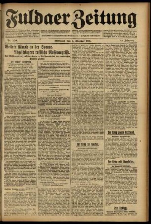 Ausgabe vom Mittwoch, den 04. Oktober 1916.