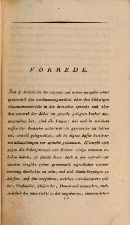 Chrestomathie zur Geschichte der deutschen Sprache und Poesie : für die obern Klassen der Gymnasien, 1. Von Ulphilas bis Haller