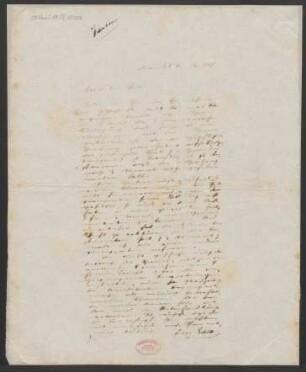 Brief an Friedrich Gustav Jansen : 04.02.1864