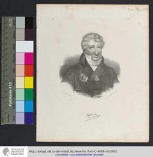 G Cuvier / Auf Stein gez. v. L. Wagner