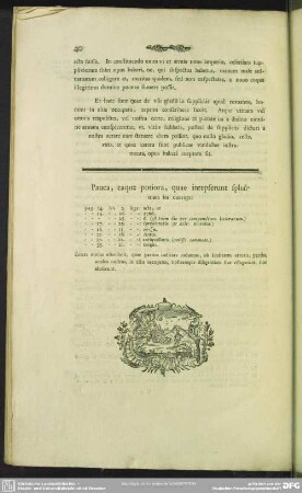 Pauca, eaque potiora, quae inrepserunt sphalmata ita corrige