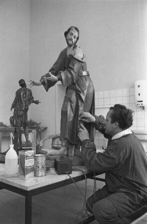 Reparatur- und Restaurationswerkstatt des Badischen Landesmuseums.