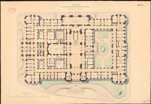 Reichsgericht, Leipzig: Grundriss EG 1:200