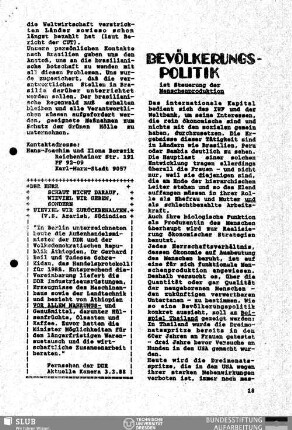 Bevölkerungspolitik ist Steuerung der Menschenproduktion