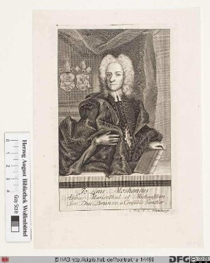 Bildnis Johann Lorenz von Mosheim
