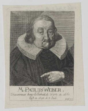 Bildnis des Paulus Weber