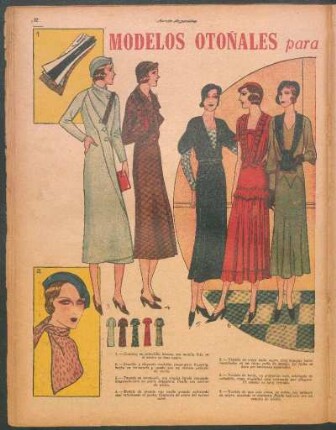 Modelos otoñales para la mujer elegante [Dibujos]