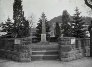 Denkmal für die Gefallenen des 1. Weltkrieges der Gemeinde Lungkwitz : Lungkwitz (Kreischa-Lungkwitz). Denkmal für die Gefallenen des 1. Weltkrieges der Gemeinde Lungkwitz