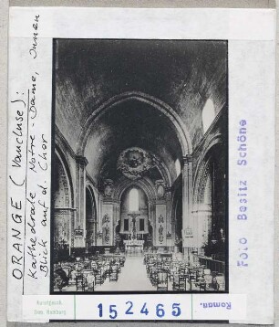 Orange: Kathedrale Notre Dame, Inneres, Blick zum Chor
