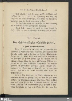XIII. Capitel. Das Collodion-Papier (Celloidin-Papier)