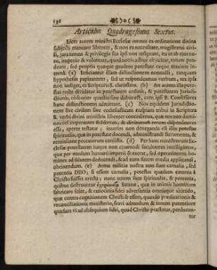 136-147, Articulus Quadragesimus Sextus. - Articulus Quadragesimus Septimus.