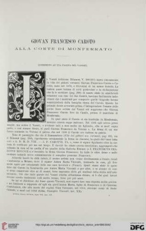 Ser.2: Giovan Francesco Caroto alla corte di Monferrato