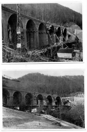 Fischerhäuslebrücke, km 153,930 Bauzustand 1937