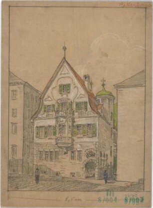 Fischer, Theodor; Stuttgart; Haus Dr. Zeller - Ansicht