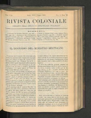 Il Discorso Del Ministro Bertolini.