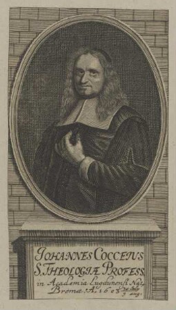 Bildnis des Johannes Coccejus