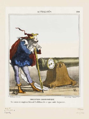 Invention Charivarique, Blatt 144 der Folge „Actualités“, in: „Le Charivari“, Paris 1868