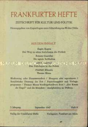 Frankfurter Hefte