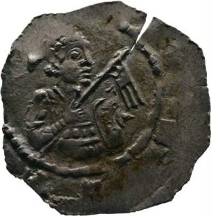 Münze, Denar (Dünnpfennig), 1120 - 1130