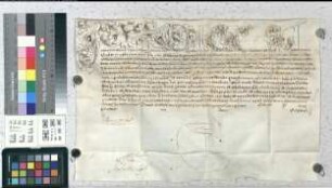 Papst Inozenz X. teilt dem Klerus der Stadt und der Diözese Paderborn, die Bestätigung der Wahl Fürstbischof Dietrich Adolphs von der Recke zu Paderborn mit. USS