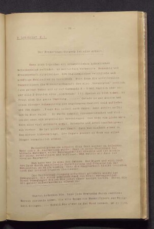 8. Lehrbrief. K.I. Der Ernaährungs-Vorgang ist eine Arbeit.