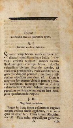 Fundamenta politiae medicae : cum annexo catalogo commodae pharmacopoliorum visitationi inserviente in usum auditorum posita