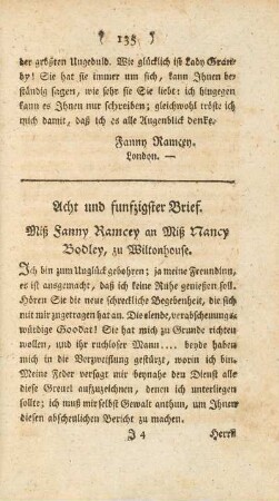 Acht und funfzigster Brief