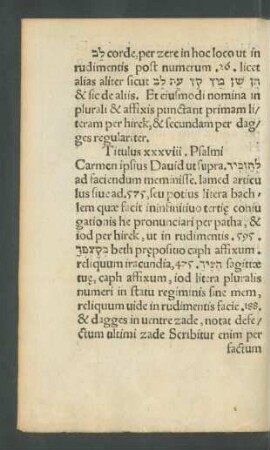 Titulus xxxviii. Psalmi