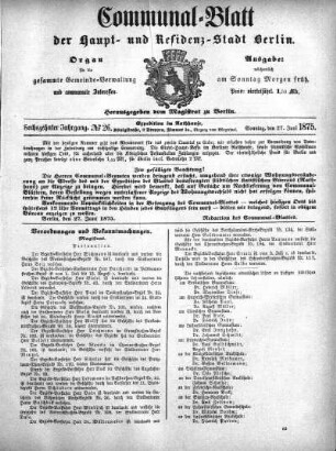 1875,26: No. 26, 27. Juni 1875